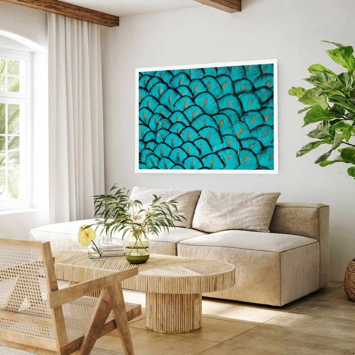 Plakát - Velká slavnost peří - 100x70 cm