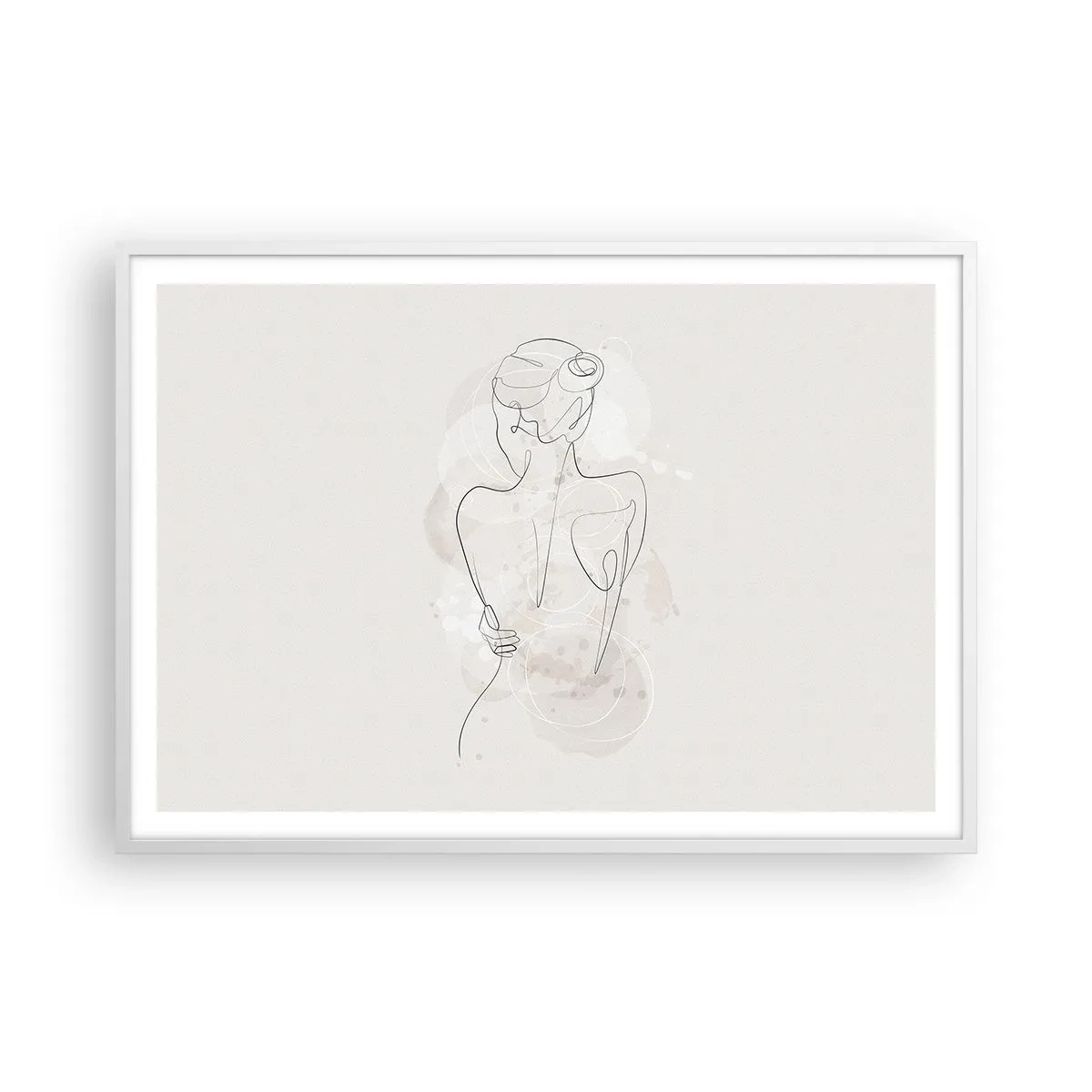 Plakát v bílém rámu - Jako citlivý nástroj - 100x70 cm