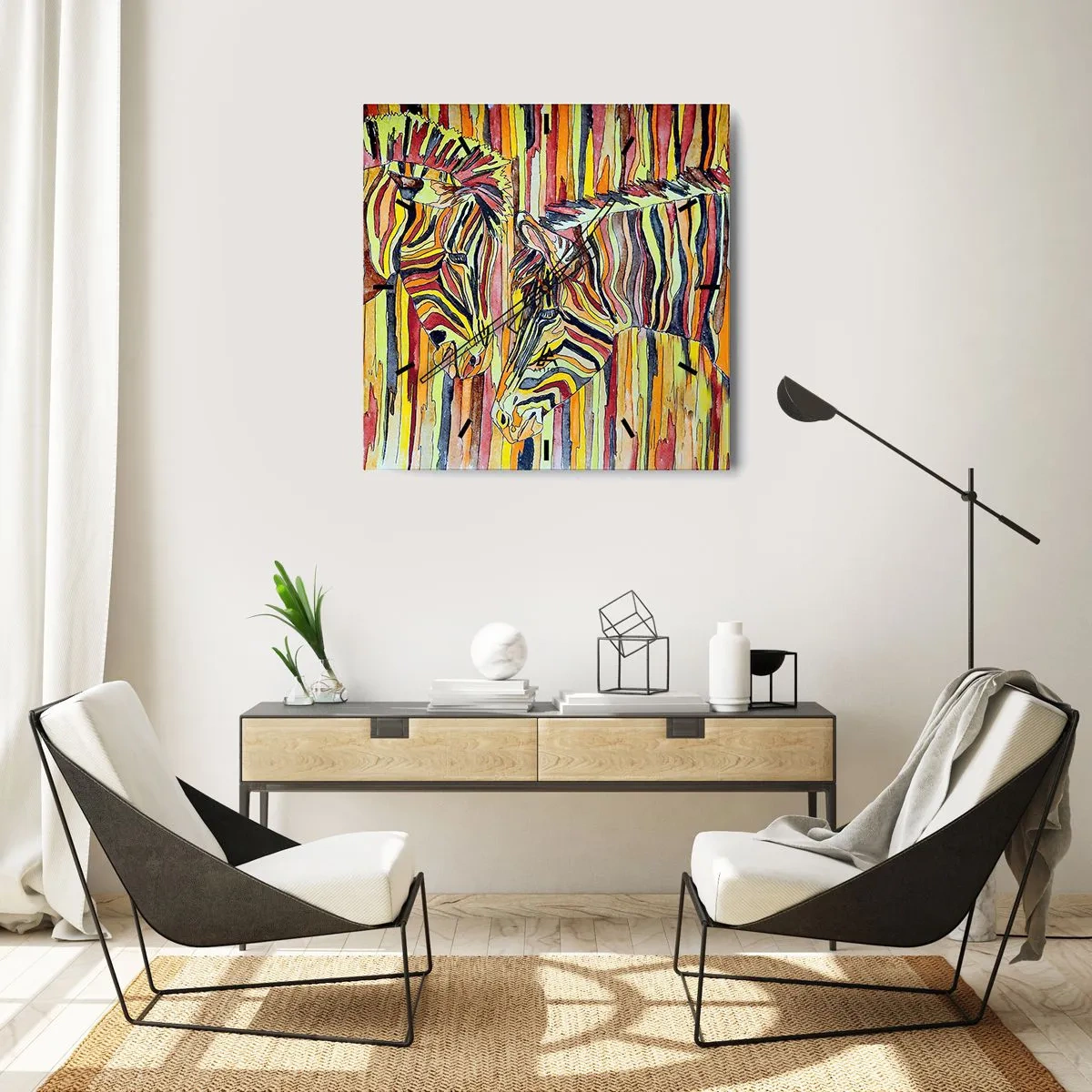 Nástěnné hodiny - Takže ty taky… - 40x40 cm