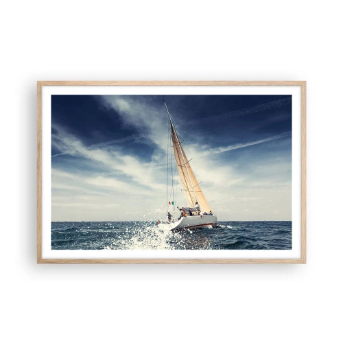 Plakát v rámu světlý dub - Nás nedohoní! - 91x61 cm