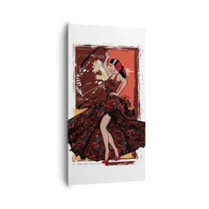 Obraz na plátně - V rytmu srdce - 65x120 cm