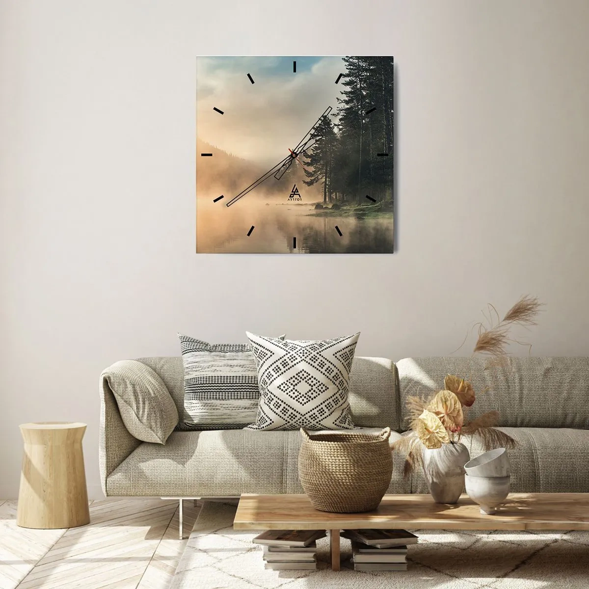 Nástěnné hodiny - Zrození dne - 30x30 cm