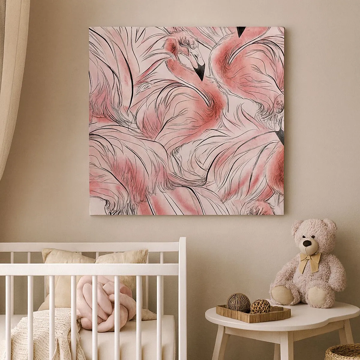 Obraz na plátně - Ptačí corps de ballet - 30x30 cm