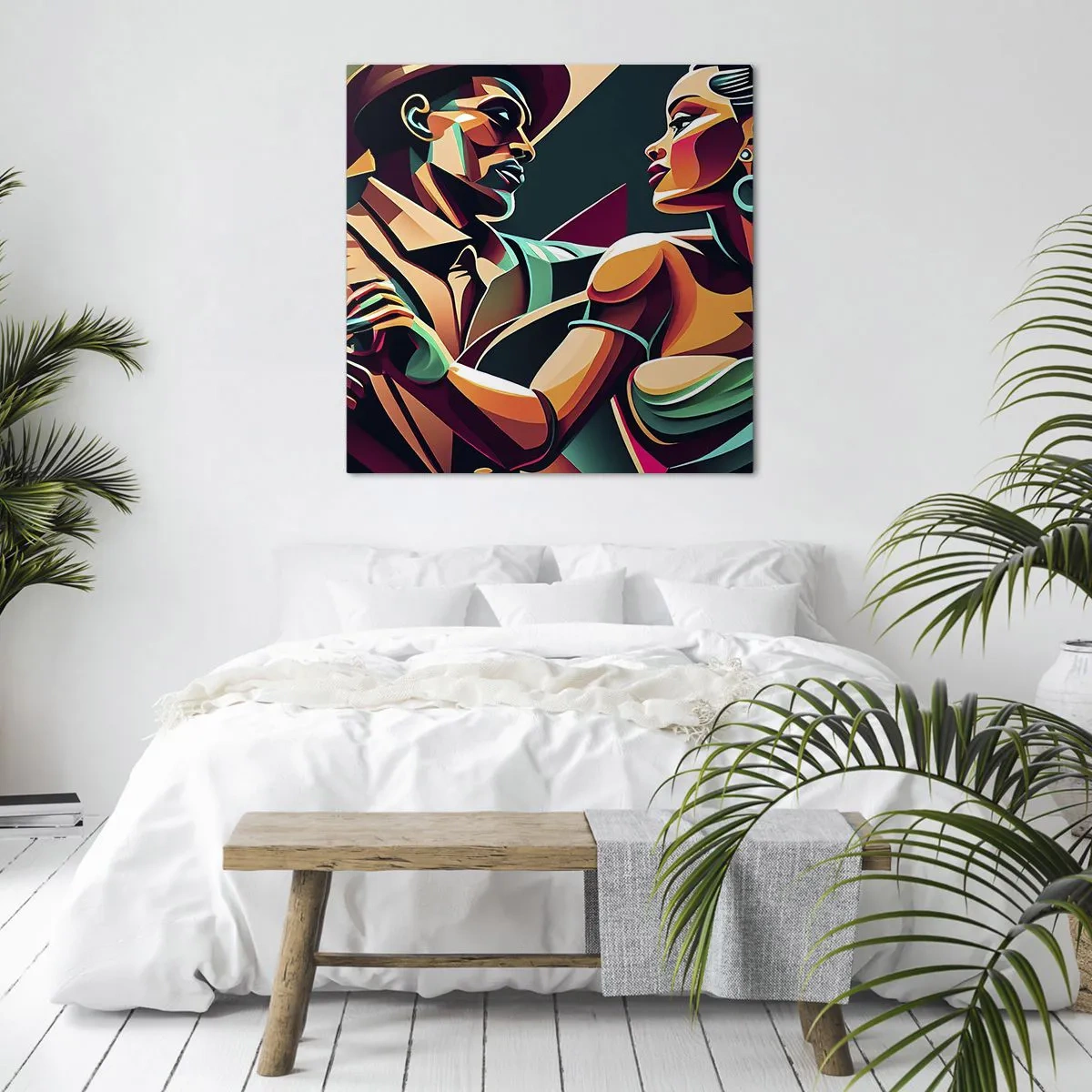 Obraz na plátně - V rytmu srdce - 60x60 cm