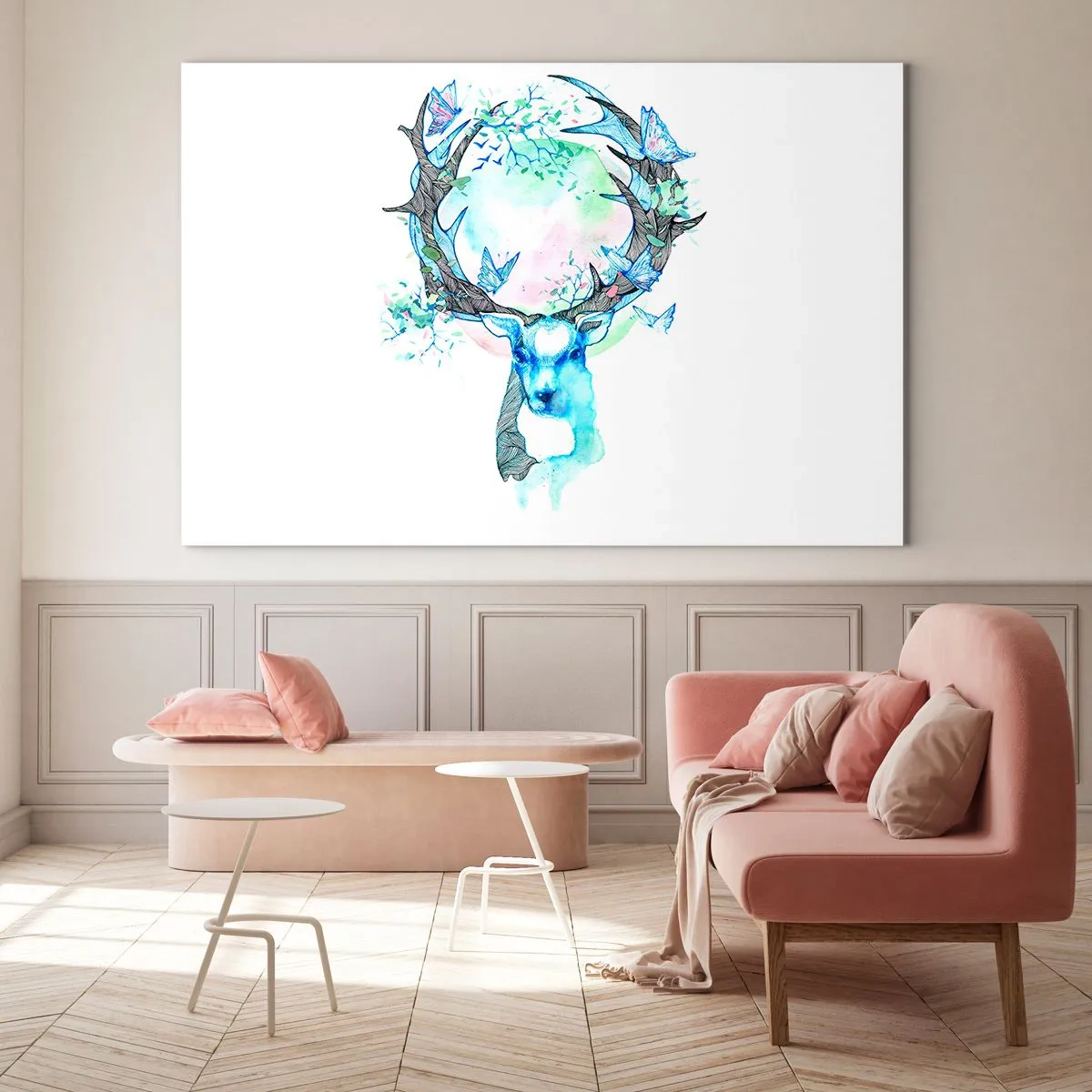 Obraz na skle - Síla a jemnost přírody - 120x80 cm