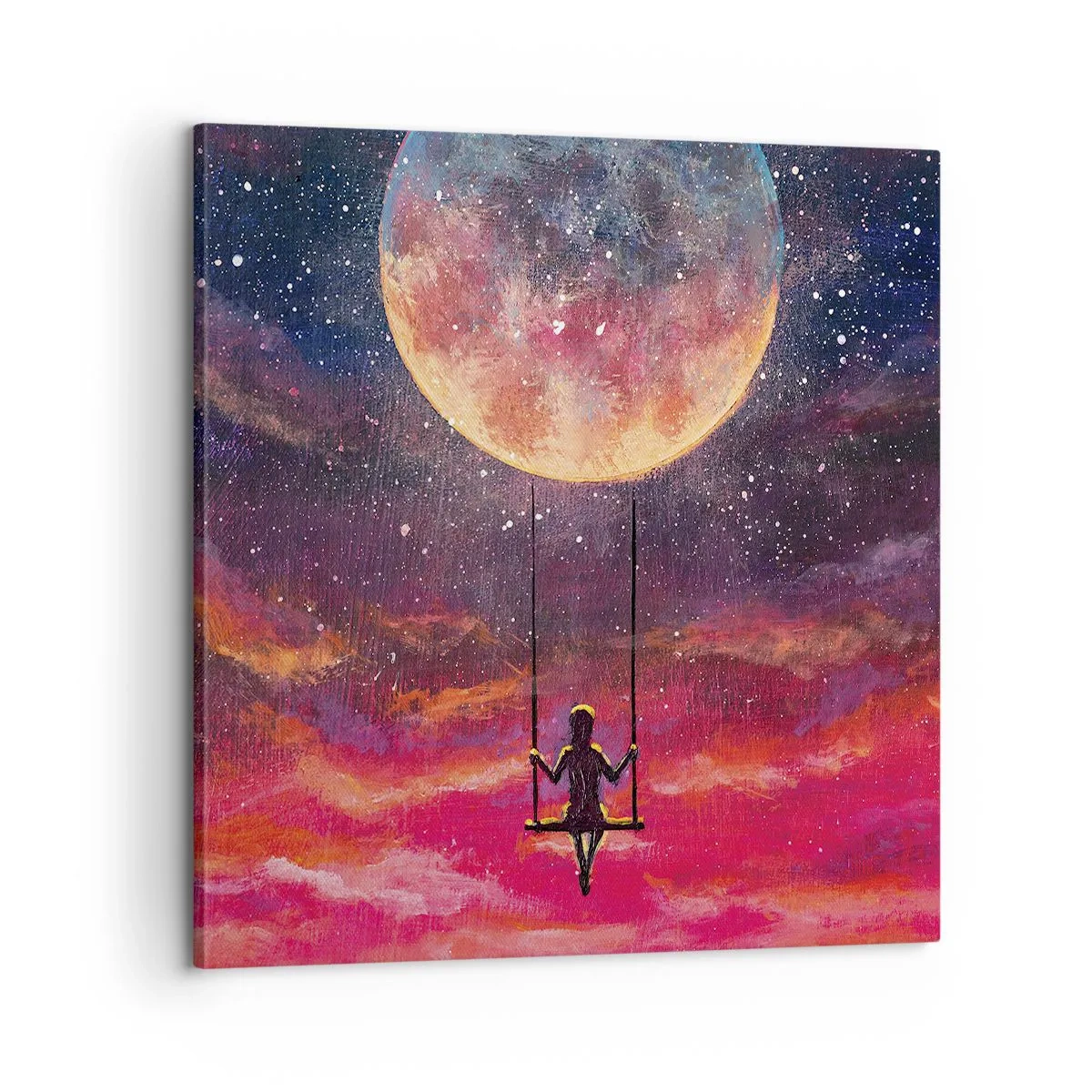 Obraz na plátně - Stavět si vzdušné zámky - 60x60 cm