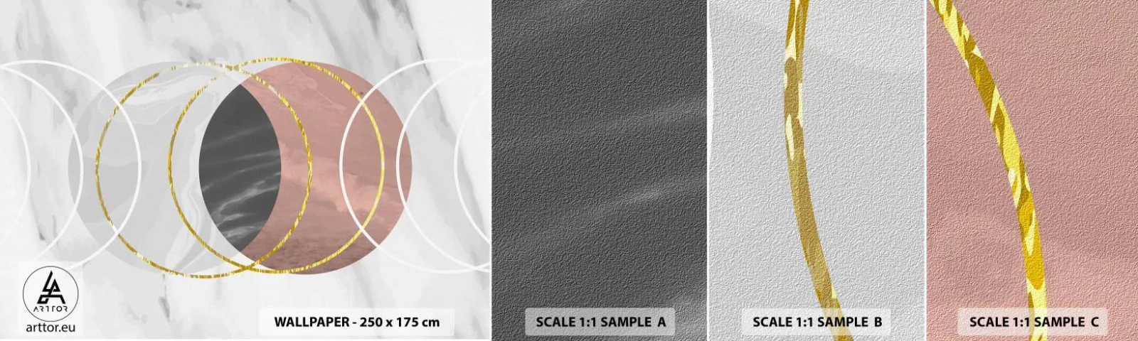 Vzor Fototapety Samolepicí Deluxe Sticker - Hudba sfér - Abstrakce, Kus, Okresy - 100x30 cm