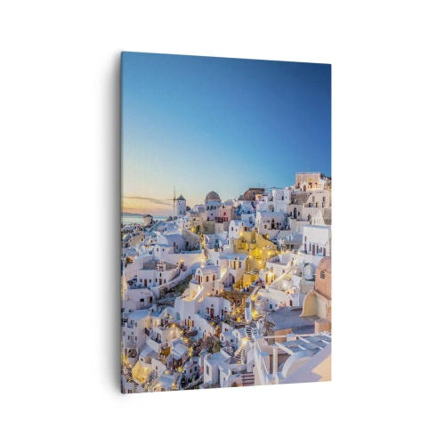 Obraz na plátně - Esence Řecka - 70x100 cm