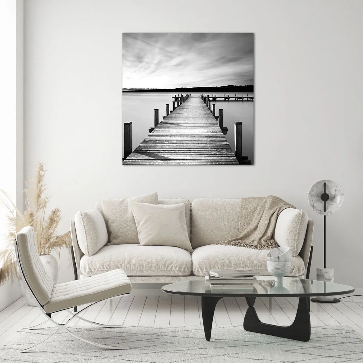 Obraz na skle - U napajedla – klidu - 40x40 cm