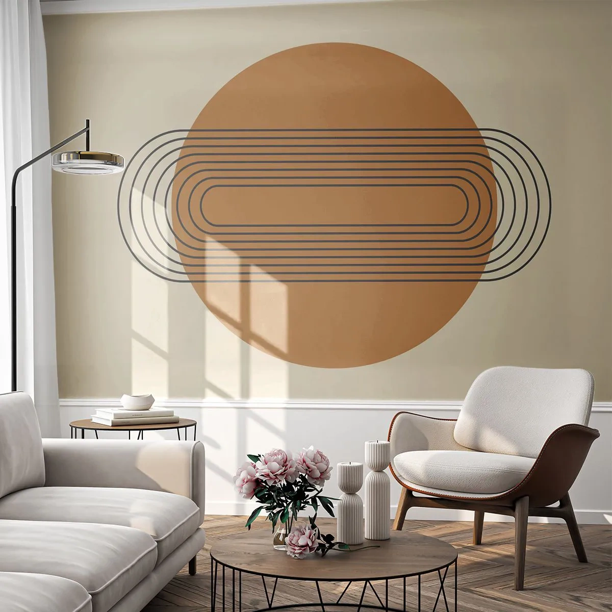 Fototapeta Standard Eco - Dokonalý plán - Abstrakce, Grafika, Moderní vzor - 500x350 cm