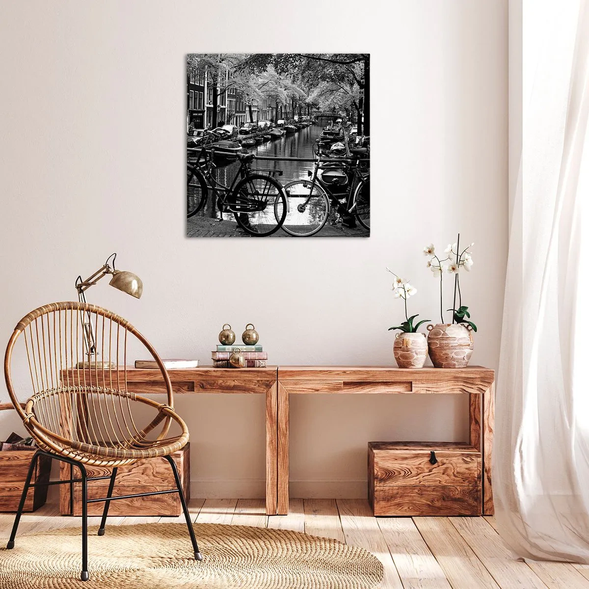 Obraz na plátně - Velmi nizozemský výhled - 60x60 cm