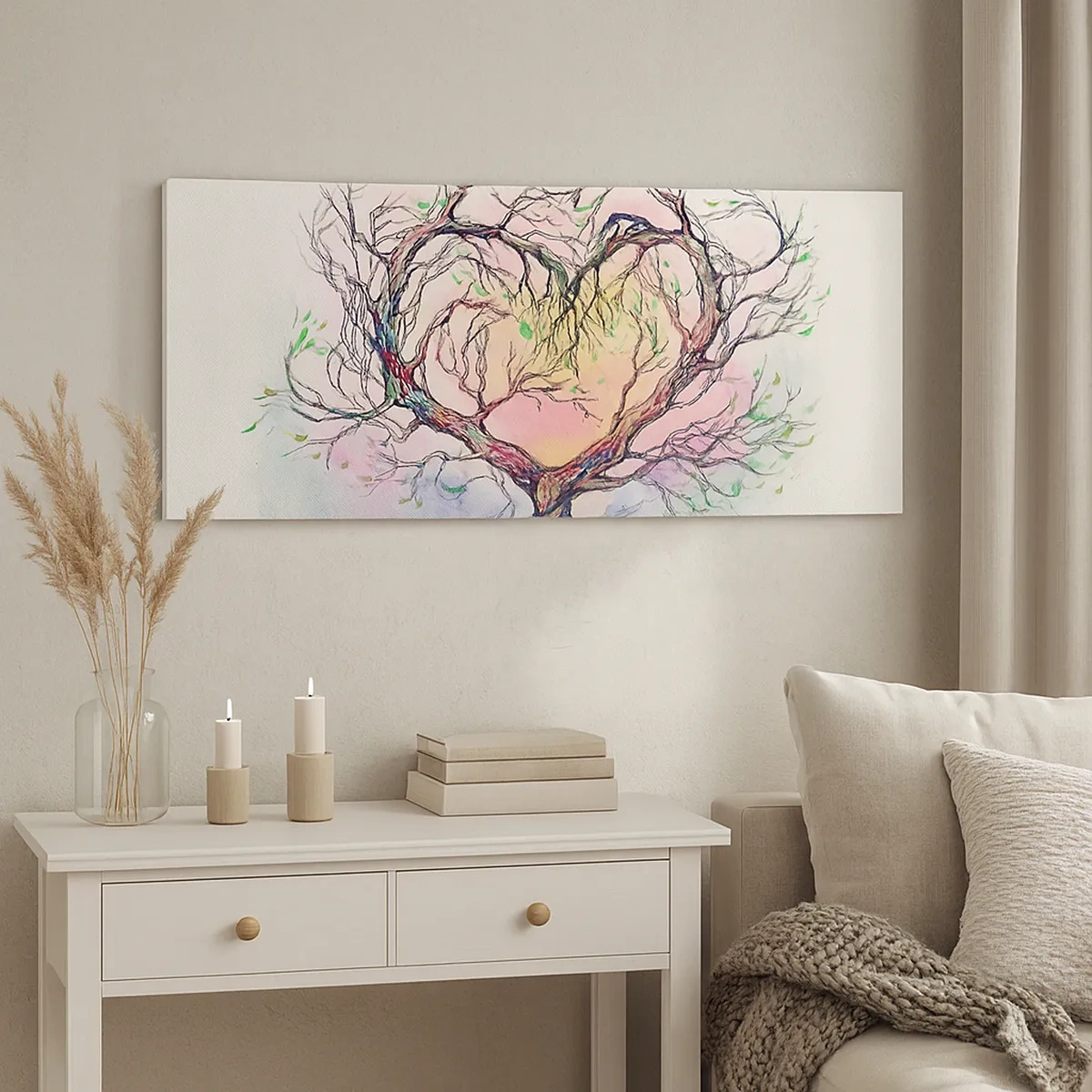 Obraz na plátně - Společně proti vichřicím - 30x30 cm