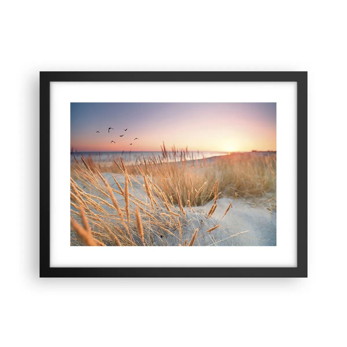 Plakát v černém rámu - Baltská ukolébavka - 40x30 cm