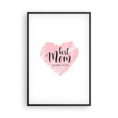 Plakát v černém rámu - Vždy pravá chvíle - 61x91 cm