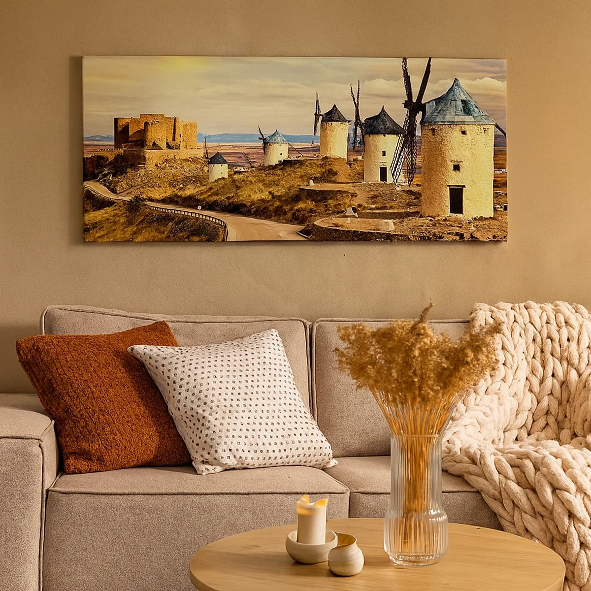 Obraz na plátně - Brzy se objeví Don Quijote - 30x30 cm