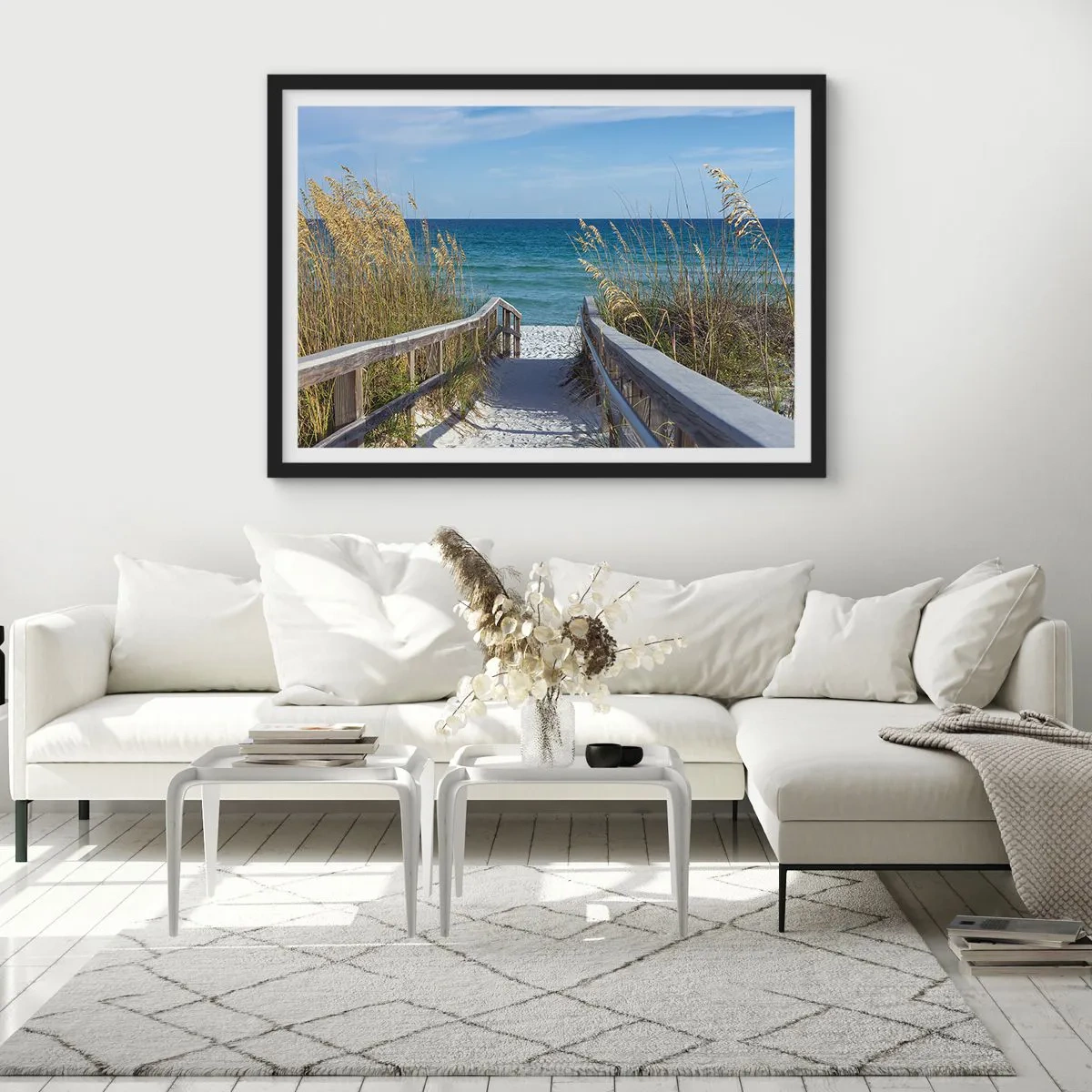 Plakát v černém rámu - Na slunci, ve větru - 91x61 cm