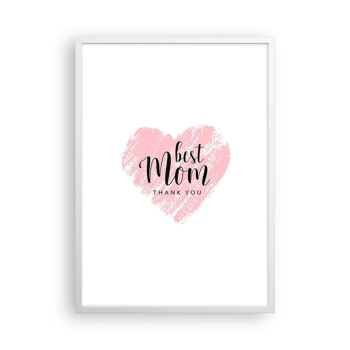 Plakát v bílém rámu - Vždy pravá chvíle - 50x70 cm