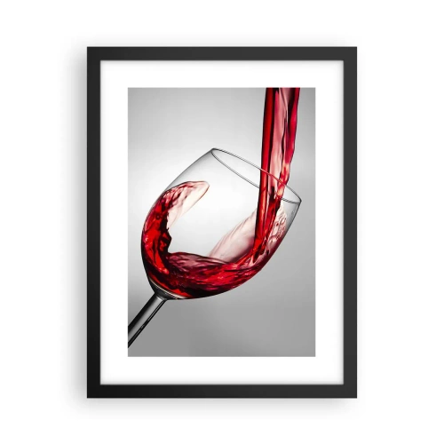 Plakát v černém rámu - Barva - pohyb - zvuk - 30x40 cm