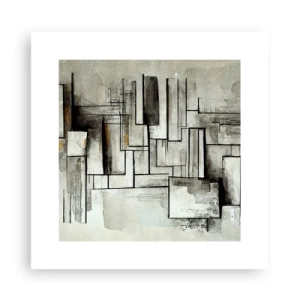 Plakát - Síla jednoduchosti - 30x30 cm