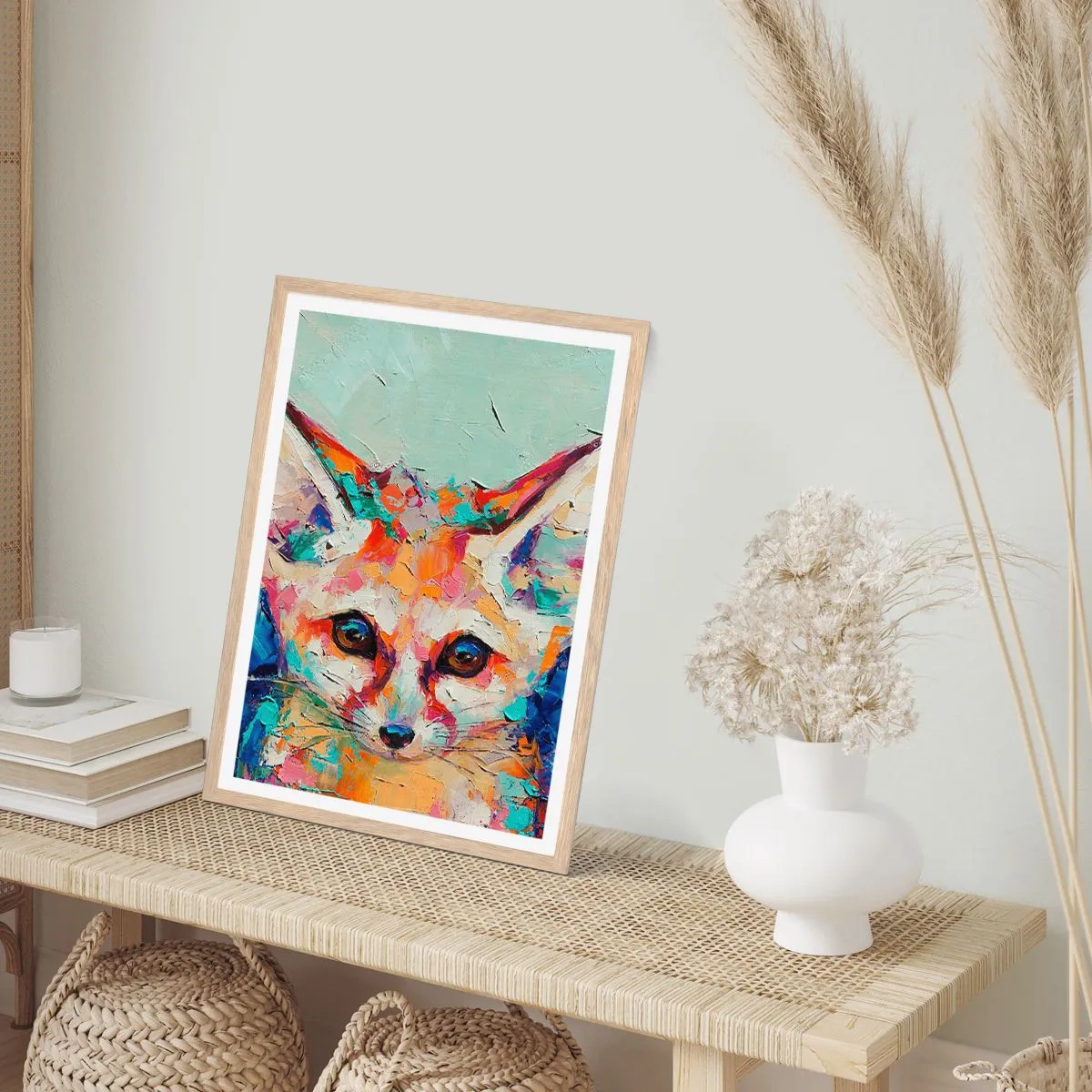 Plakát v rámu světlý dub - Jste na mě připraveni? - 50x70 cm