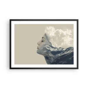 Plakát v černém rámu - Krása živlů - 70x50 cm