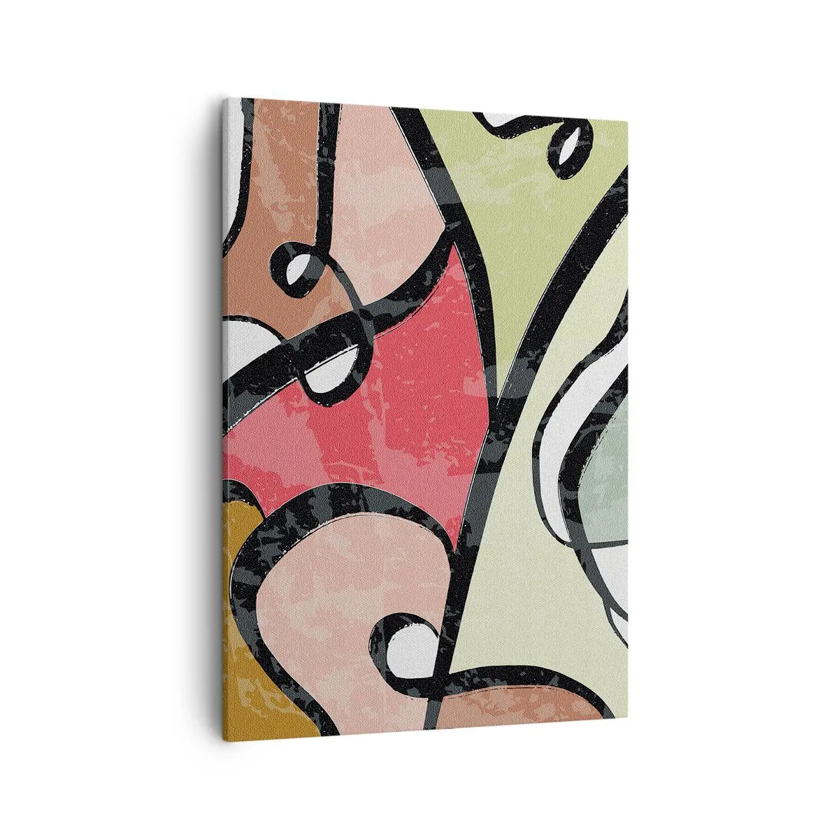 Obraz na plátně - Piruety uprostřed barev - 50x70 cm