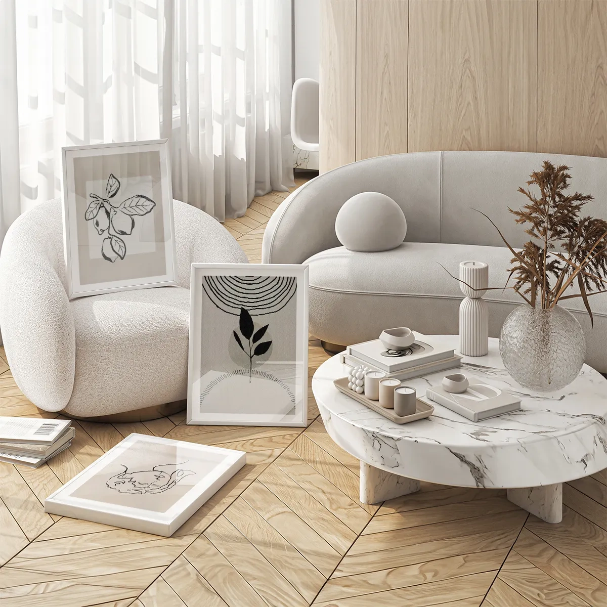 White castle - Inspirace do obýváku