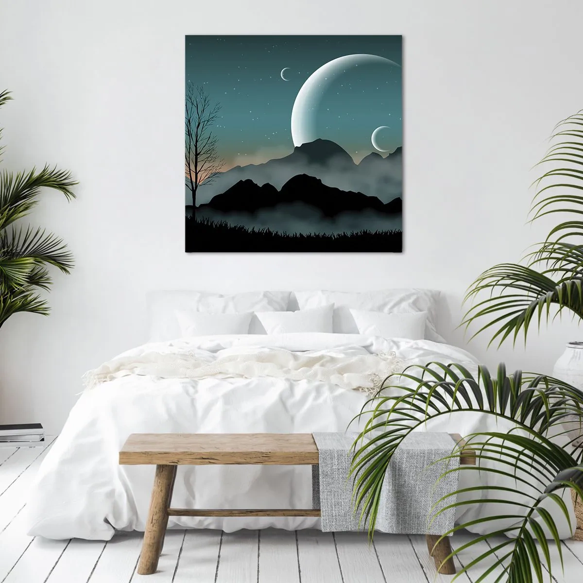 Obraz na plátně - Karneval hvězdné noci - 40x40 cm