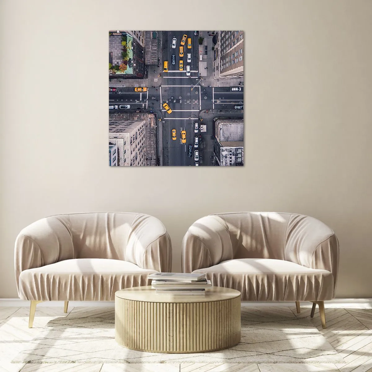 Obraz na skle - Snadná volba - 40x40 cm