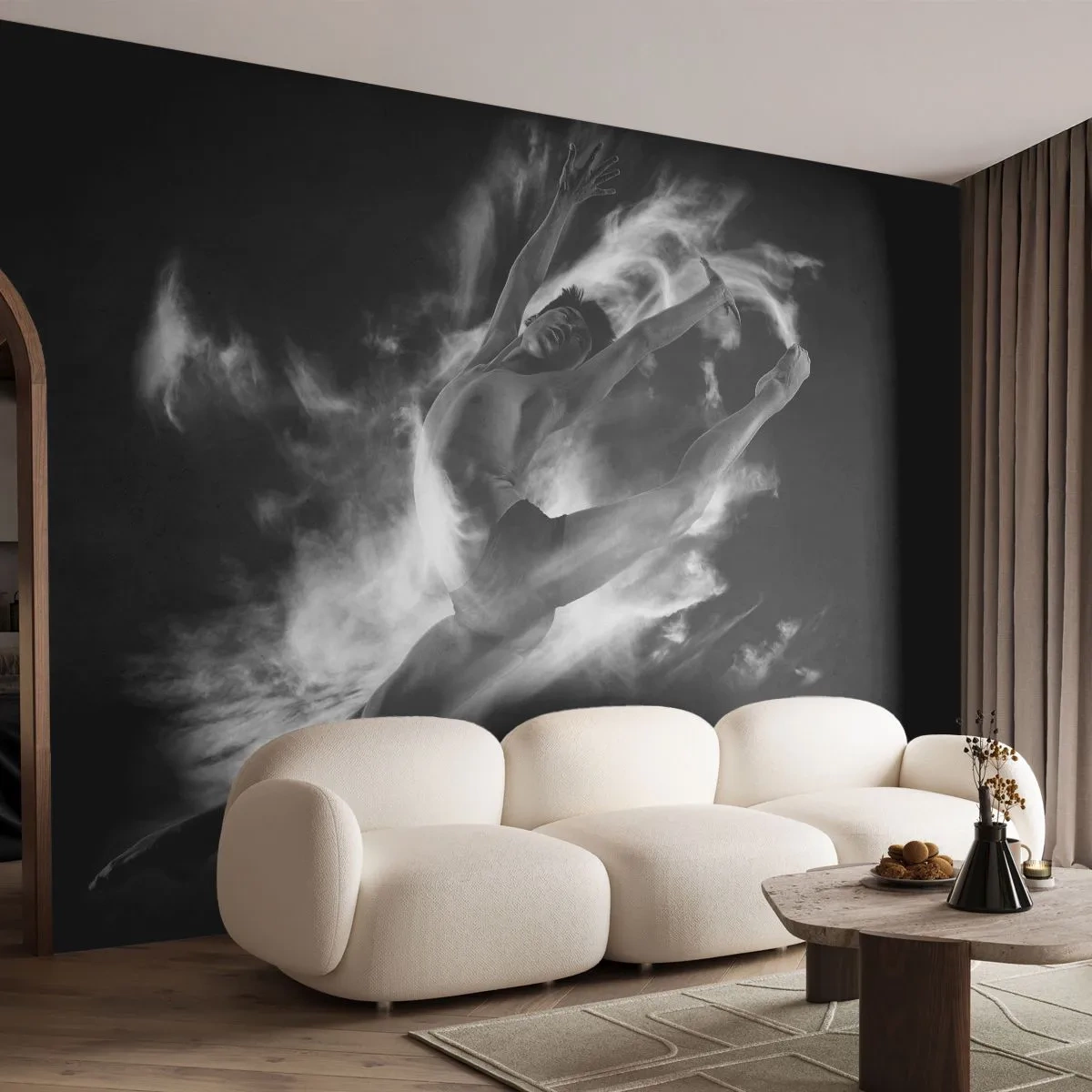 Fototapeta Premium Canvas - Zastaven za letu - Tanečník, Balet, Kultura - 400x280 cm