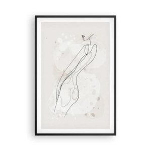 Plakát v černém rámu - Zabloudit pohledem - 61x91 cm