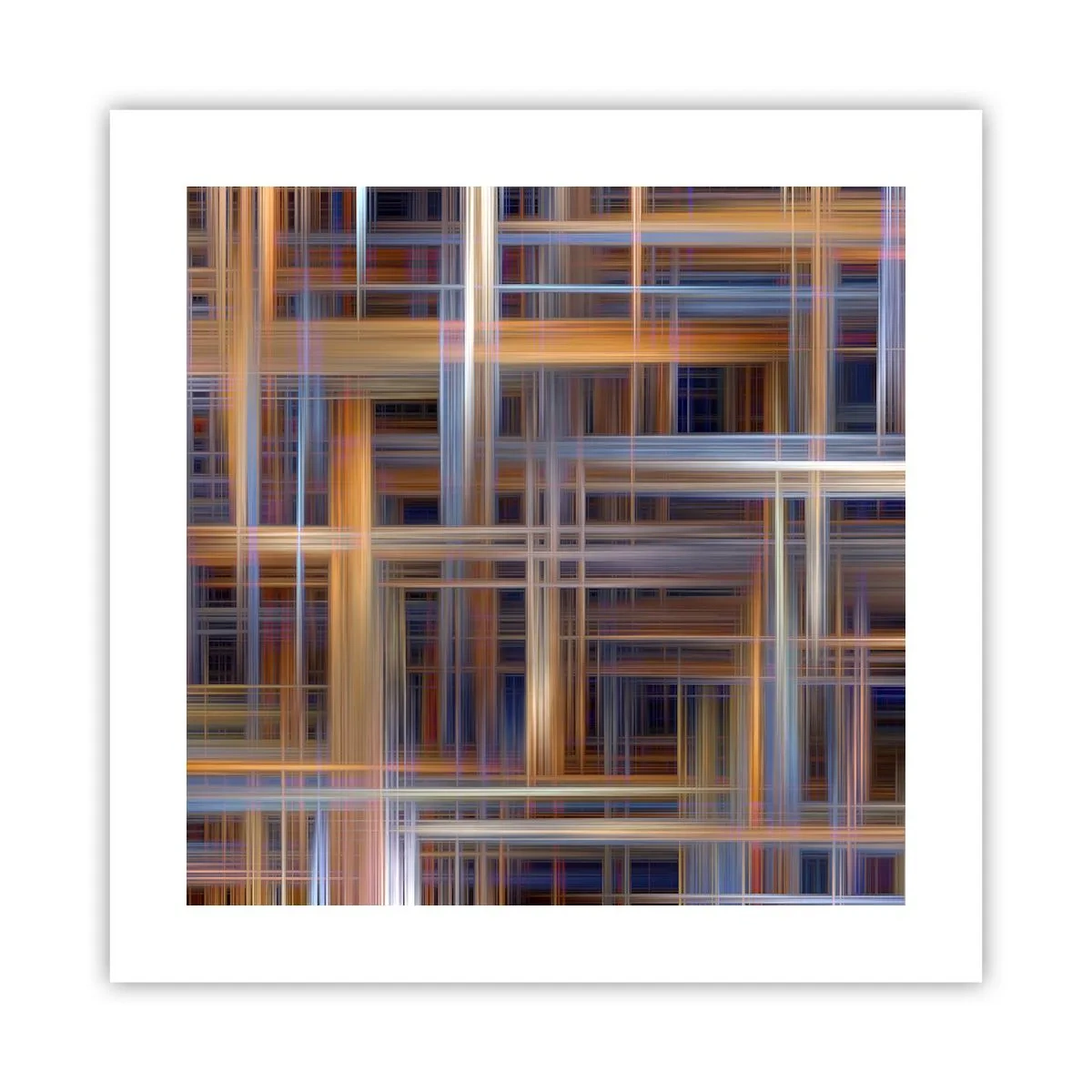 Plakát - Utkané ze světla - 40x40 cm