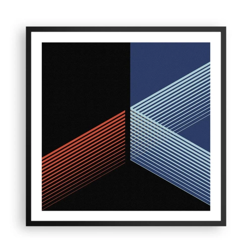 Plakát v černém rámu - Jednoduchý příběh - 60x60 cm