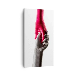 Obraz na plátně - Spolu i když jsme odlišní - 45x80 cm