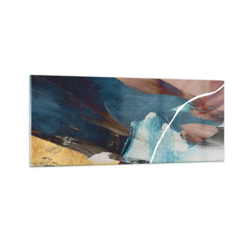 Obraz na skle - Na plno a s energií - 100x40 cm