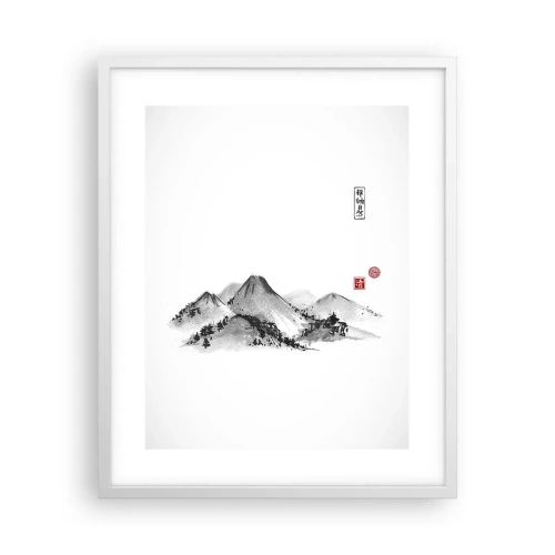 Plakát v bílém rámu - Za hranicí vzdálenosti - 40x50 cm