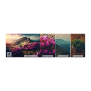 Vzor Fototapety Premium Sand - Léto na horách - Krajina, Příroda, hory - 100x30 cm