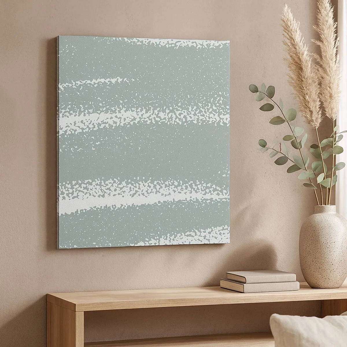 Obraz na plátně - Abstrakce v zimním stylu - 30x30 cm