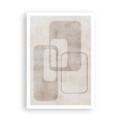 Plakát - Geometrická fuga - 70x100 cm