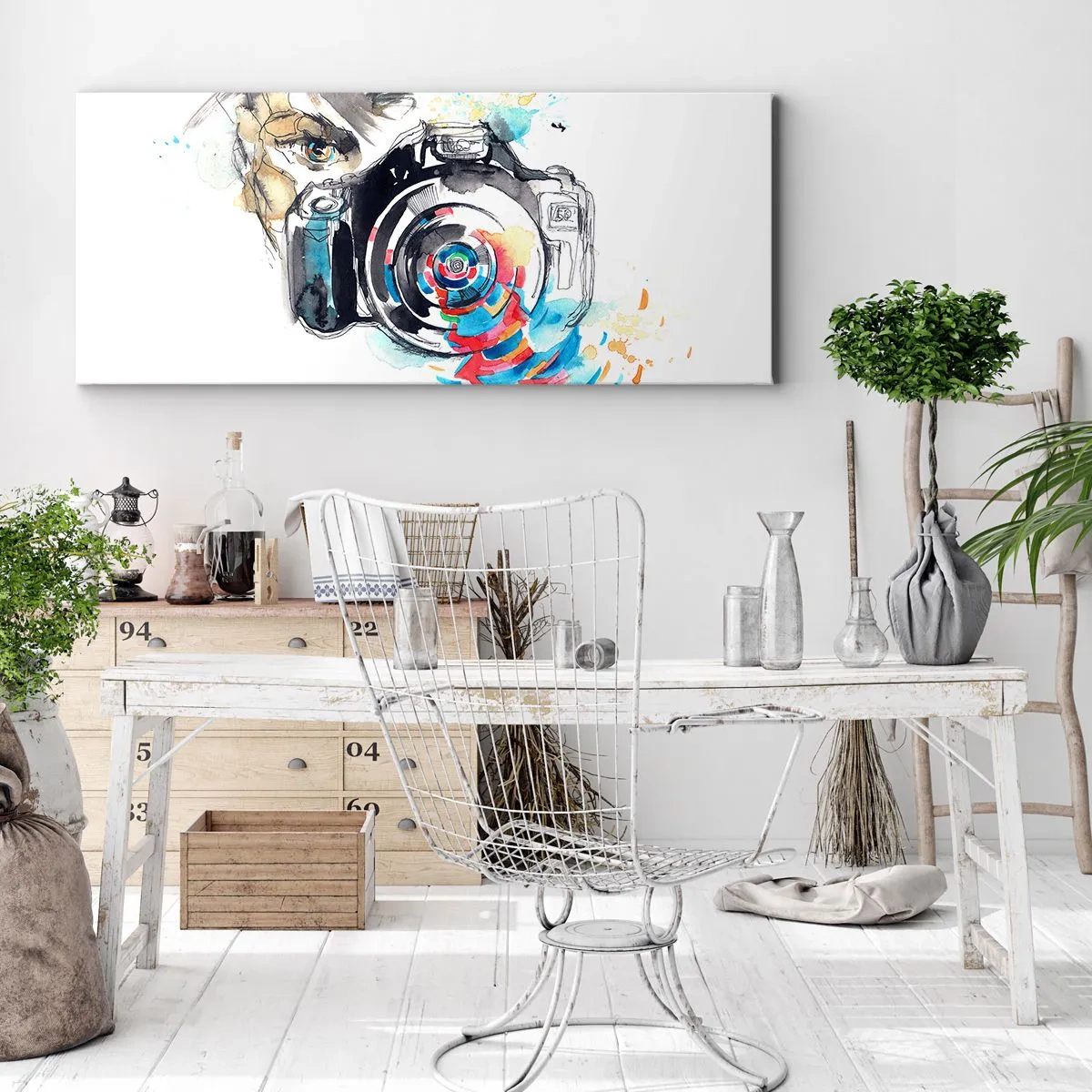 Obraz na plátně - Okem objektivu - 100x40 cm