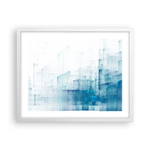 Plakát v bílém rámu - Jak se stal prostor - 50x40 cm