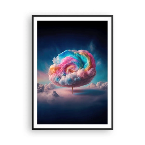 Plakát v černém rámu - Sen o zábavním parku - 70x100 cm