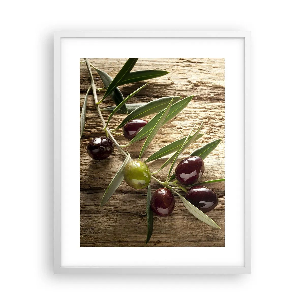 Plakát v bílém rámu - Přímo od přírody - 40x50 cm