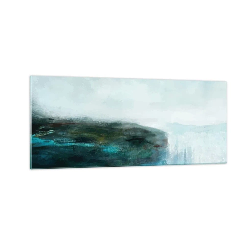 Obraz na skle - Námořní abstrakce - 100x40 cm