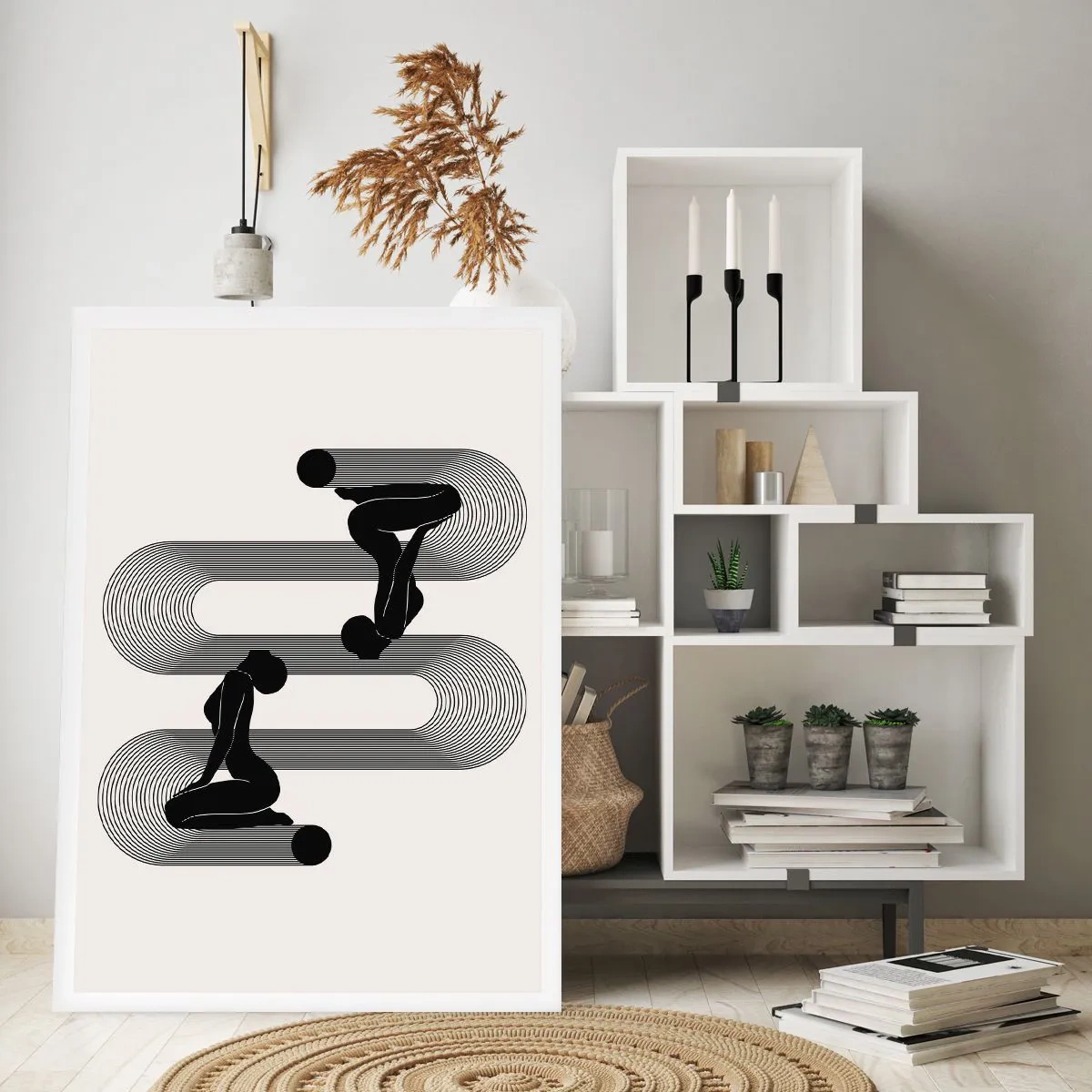 Plakát - Smyslná symetrie - 30x40 cm