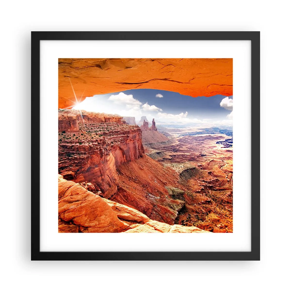 Plakát v černém rámu - Vytesané samotnou přírodou - 40x40 cm