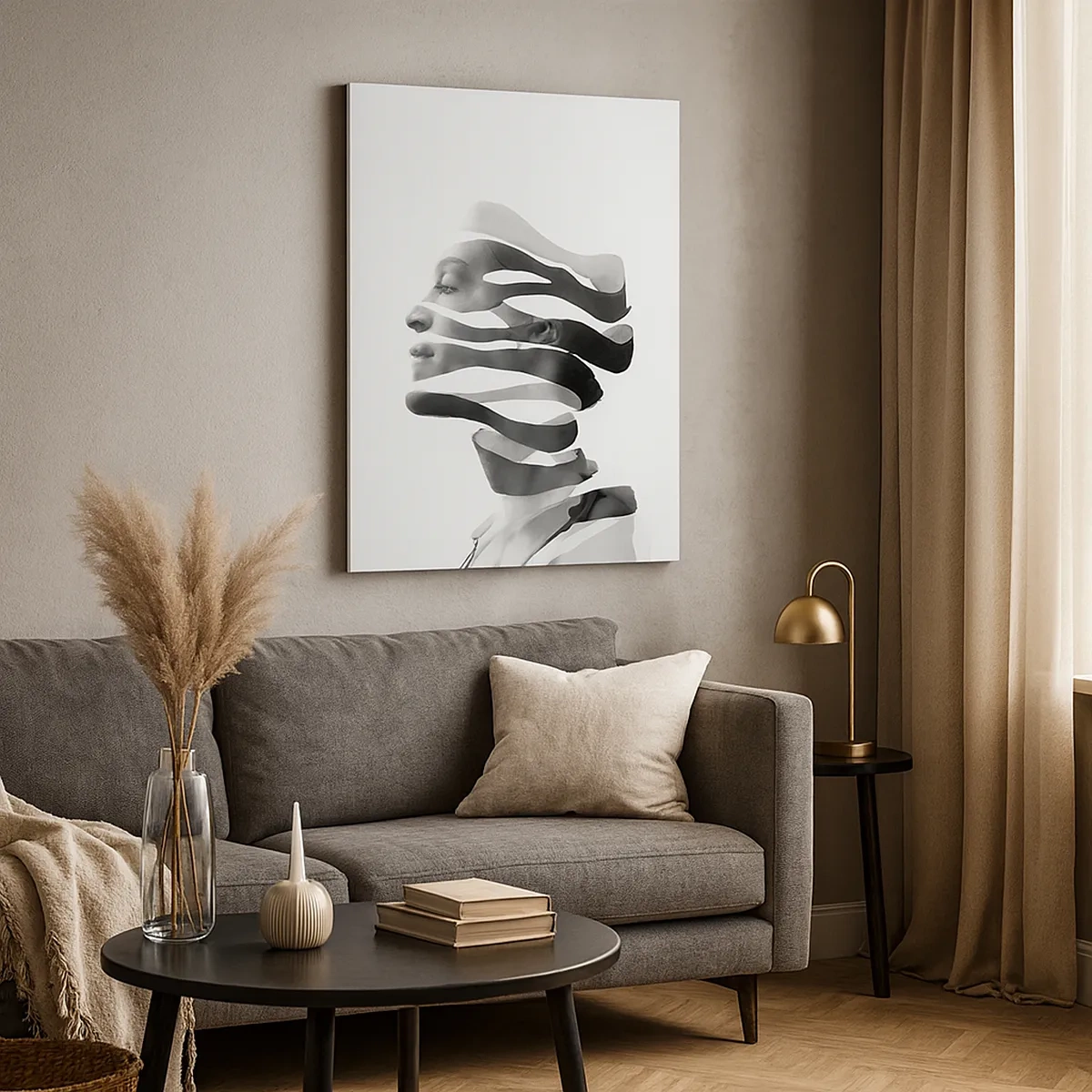 Obraz na plátně - Surrealistický portrét - 50x70 cm