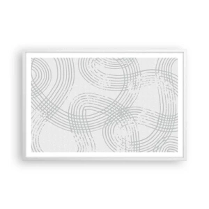 Plakát v bílém rámu - Snadné východisko neexistuje - 91x61 cm