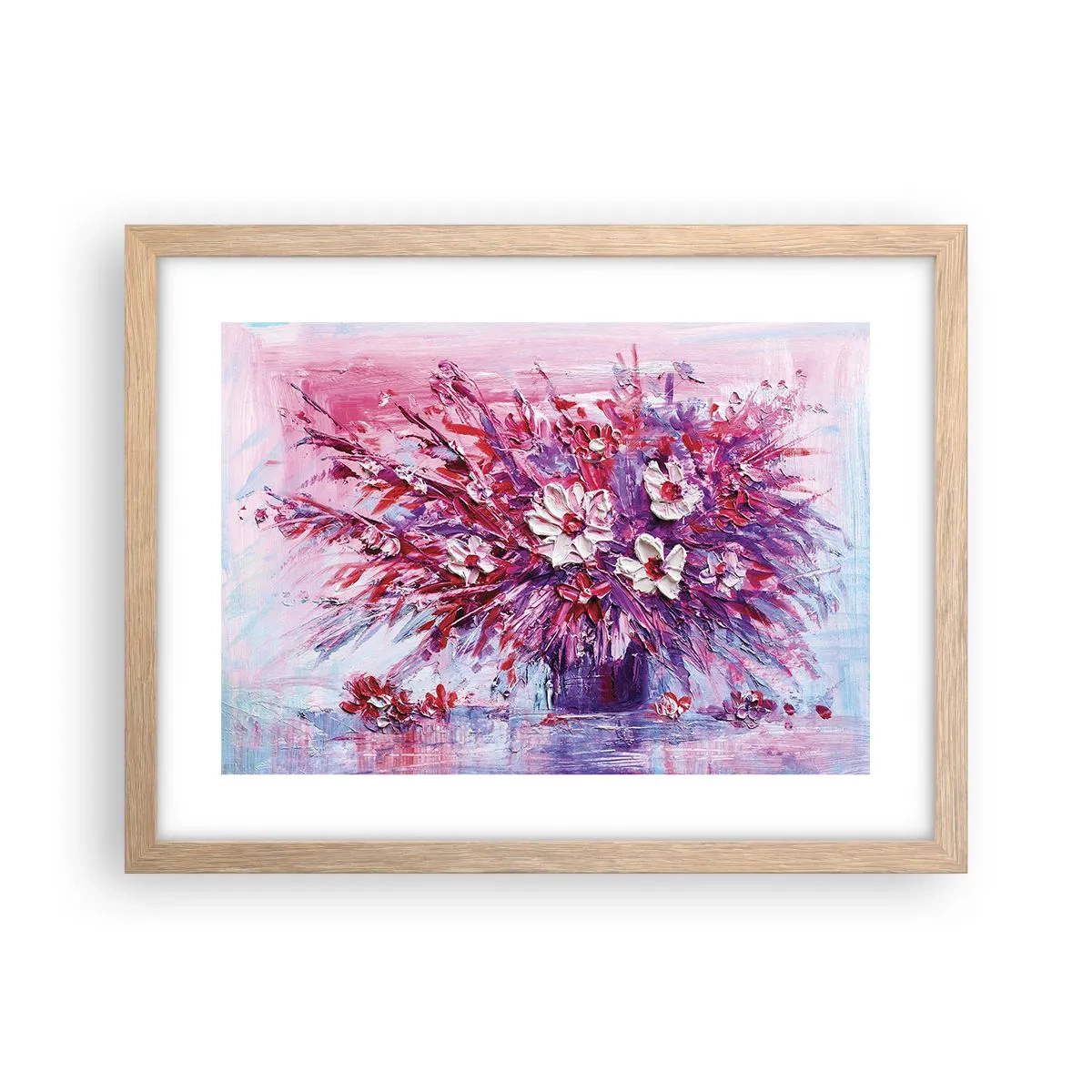 Plakát v rámu světlý dub - Nevinnost a vášeň  - 40x30 cm