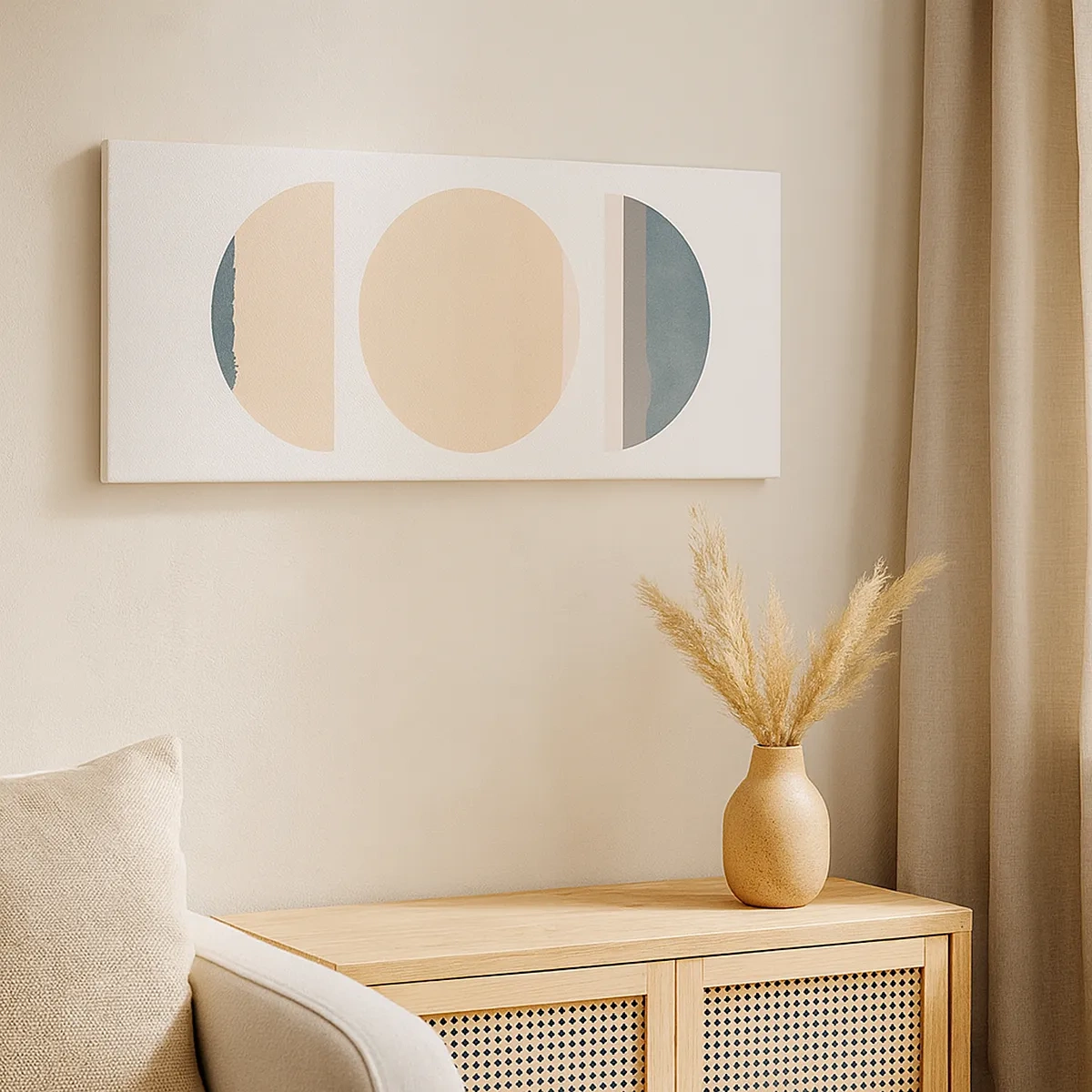 Obraz na plátně - Kruh za kruhem - 30x30 cm